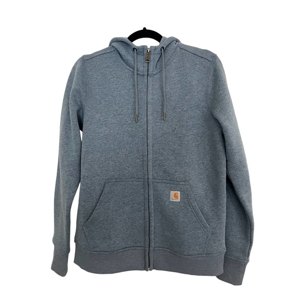 Carhartt Women's Relaxed Fit Midweight Full-Zip Sweatshirt Hoodie - Picture 1 of 4